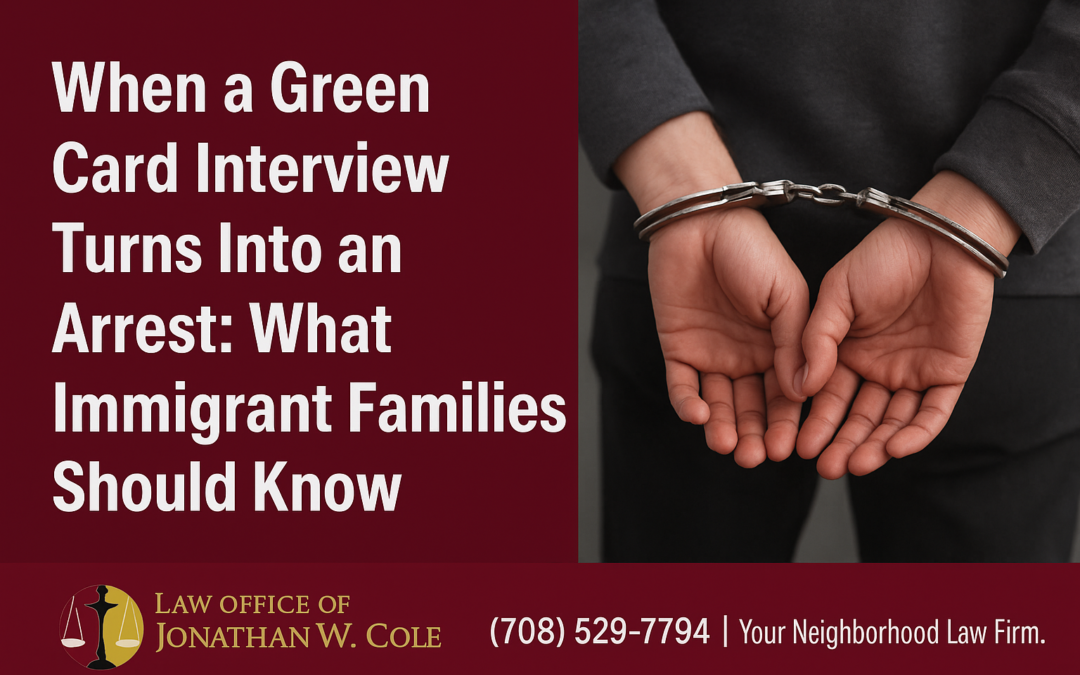 When a Green Card Interview Turns Into an Arrest: What Immigrant Families Should Know