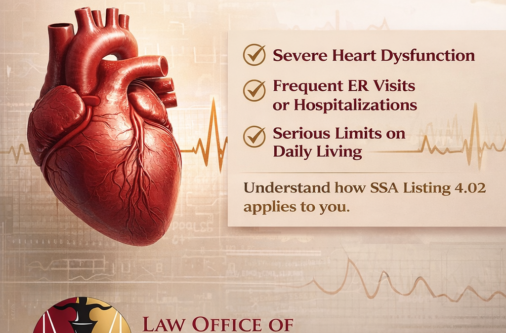 Chronic heart failure and social security disability.