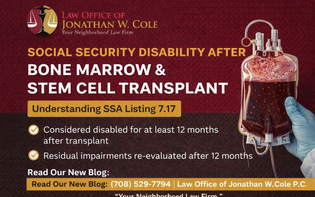 Social Security Disability After Bone Marrow or Stem Cell Transplantation: Understanding Listing 7.17