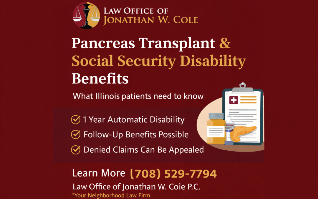 When a Pancreas Transplant Qualifies for Social Security Disability Benefits