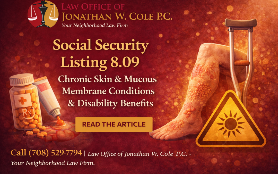 Understanding Social Security Listing 8.09: Chronic Conditions of the Skin or Mucous Membranes