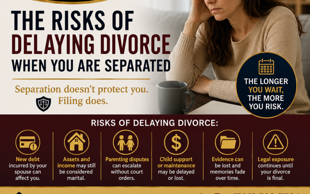 The Risks of Delaying Divorce When You Are Already Separated