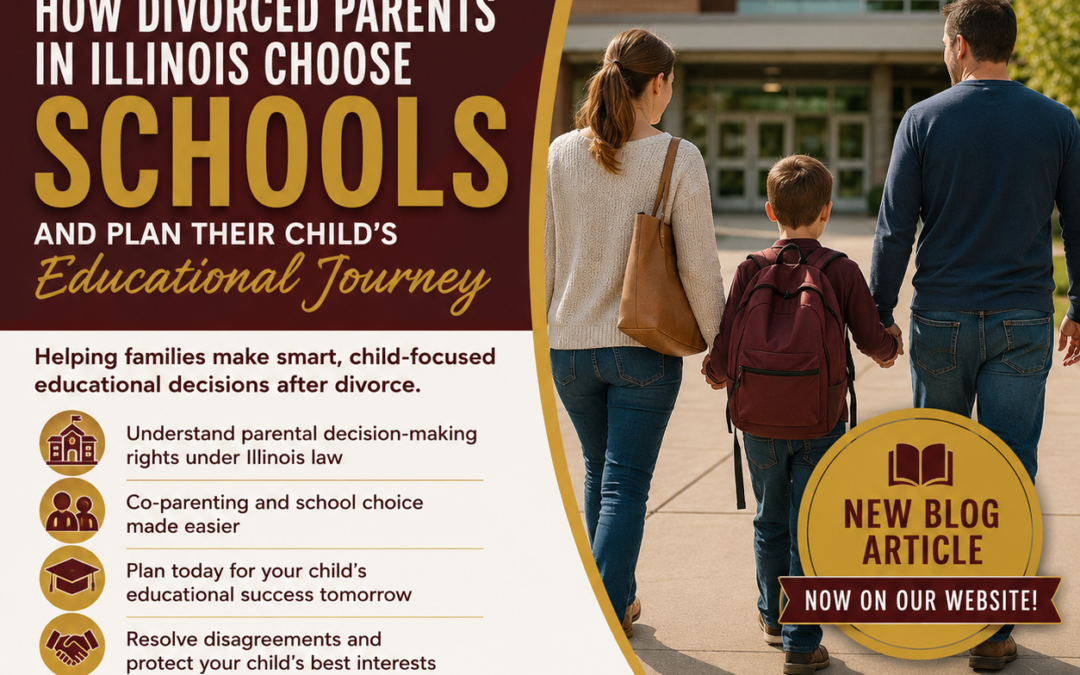 How Divorced Parents in Illinois Choose Schools and Plan Their Child’s Education