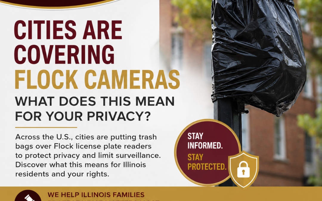 Why Some Cities Are Covering Flock License Plate Cameras With Trash Bags. What Illinois Families Should Know!