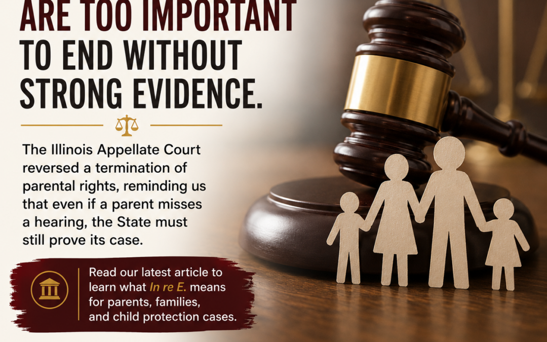 Illinois Appellate Court Reverses Termination of Father’s Parental Rights: What In re E. Means for Parents and Child Protection Cases