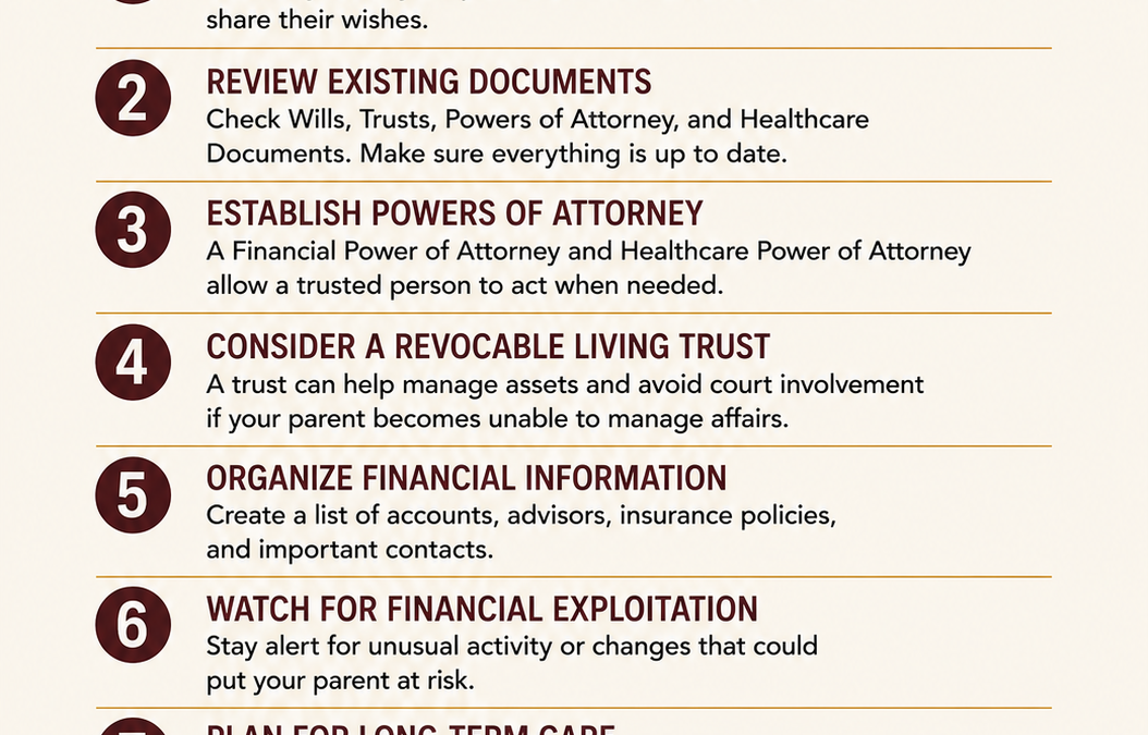 When a Parent’s Memory Begins to Fade: An Estate Planner’s Guide to Protecting Your Loved One